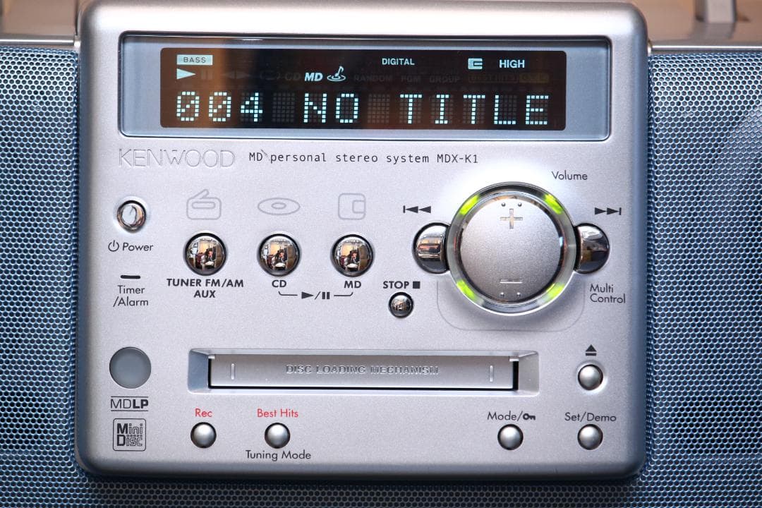 KENWOOD MDX-K1 CD/MD/TUNER コンポ ラジカセ シルバー