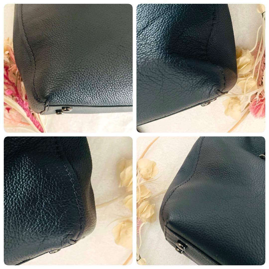 COACH クラークソン ホーボー 紺 24947 2way ショルダーバッグ