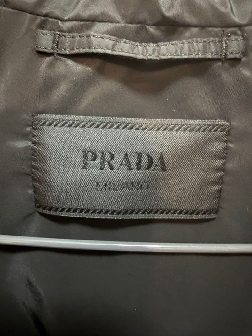 PRADA ブラック ナイロンジャケット サイズ54 トライアングルロゴ