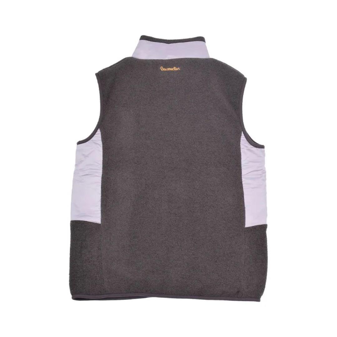 レザレクション ダークグレー フリースベスト レディース