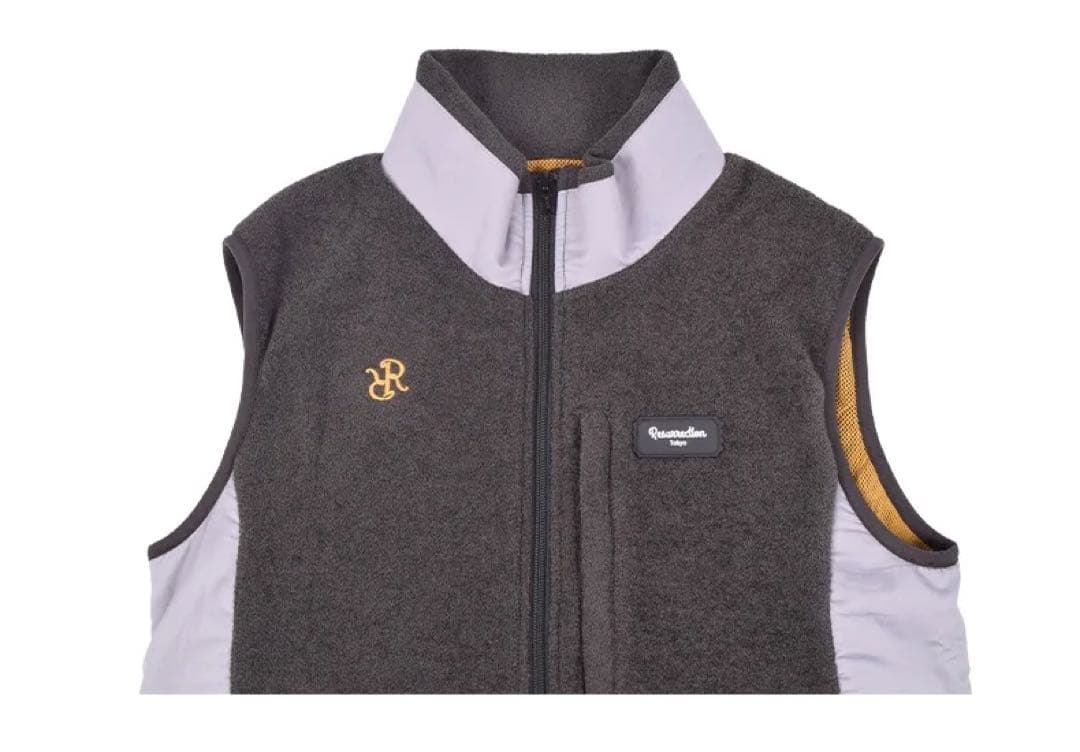 レザレクション ダークグレー フリースベスト レディース