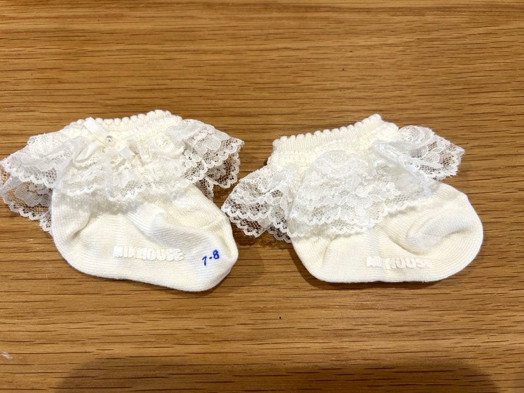 miniHOUSE ホワイトベビードレス セレモニー　4点セット