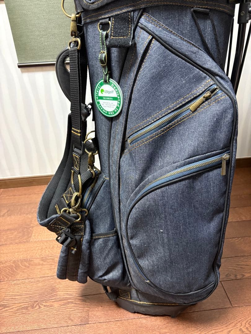 19ゴルフ デニム キャディバッグ