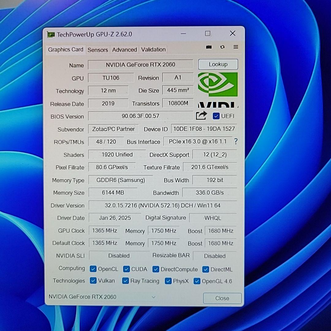自作ゲーミングPC/Core i5-8500/16GB/RTX2060