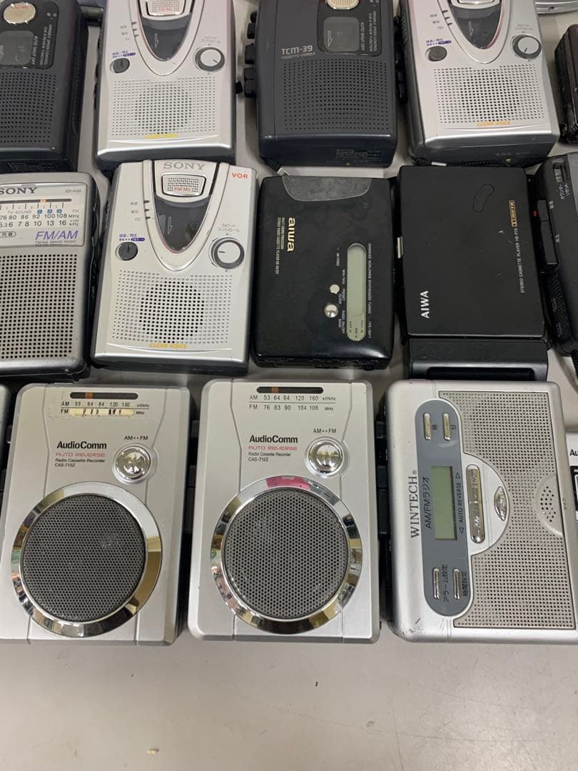 ポータブルプレーヤー まとめ売り.カセットプレーヤー.CDプレーヤーsony