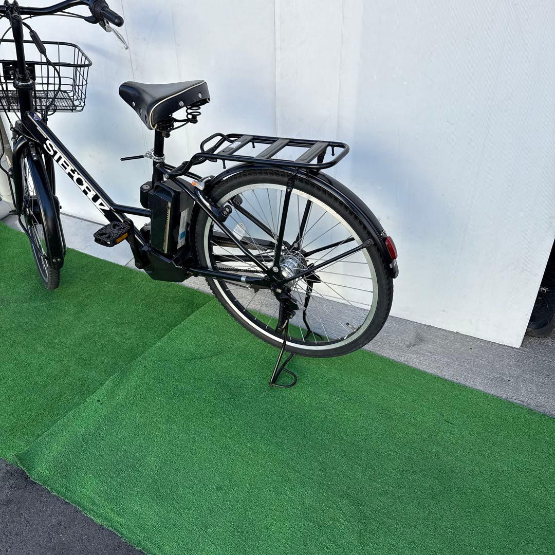 充電器無しSTEPCRUZアルベルト新型電動アシスト自転車26インチ ブラック