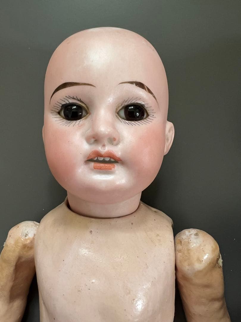 【アンティーク】ドイツ製ビスクドールアーモンドマルセル1894ペア