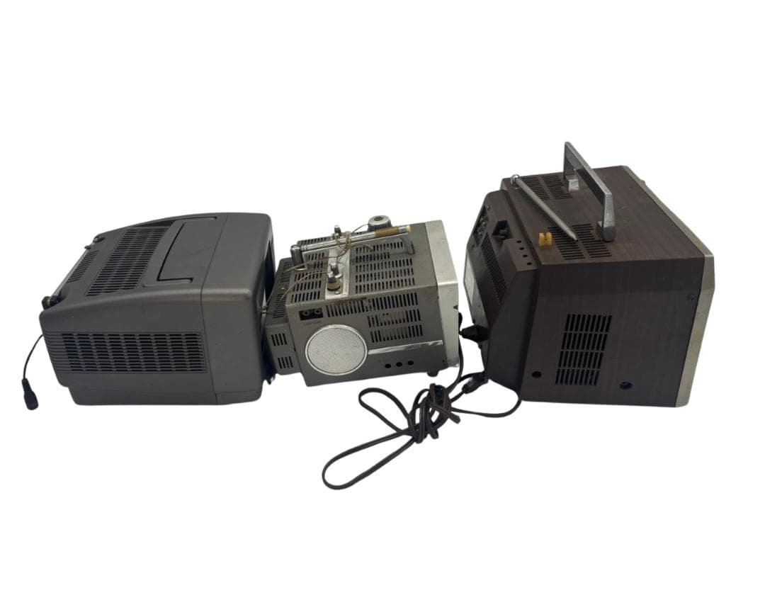 【希少】昭和レトロ ブラウン管 テレビ 3点セット アンティーク インテリア