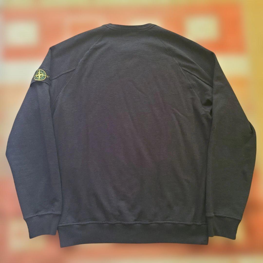 Stone  ストーンアイランド ブラッククルーネックトレーナー L