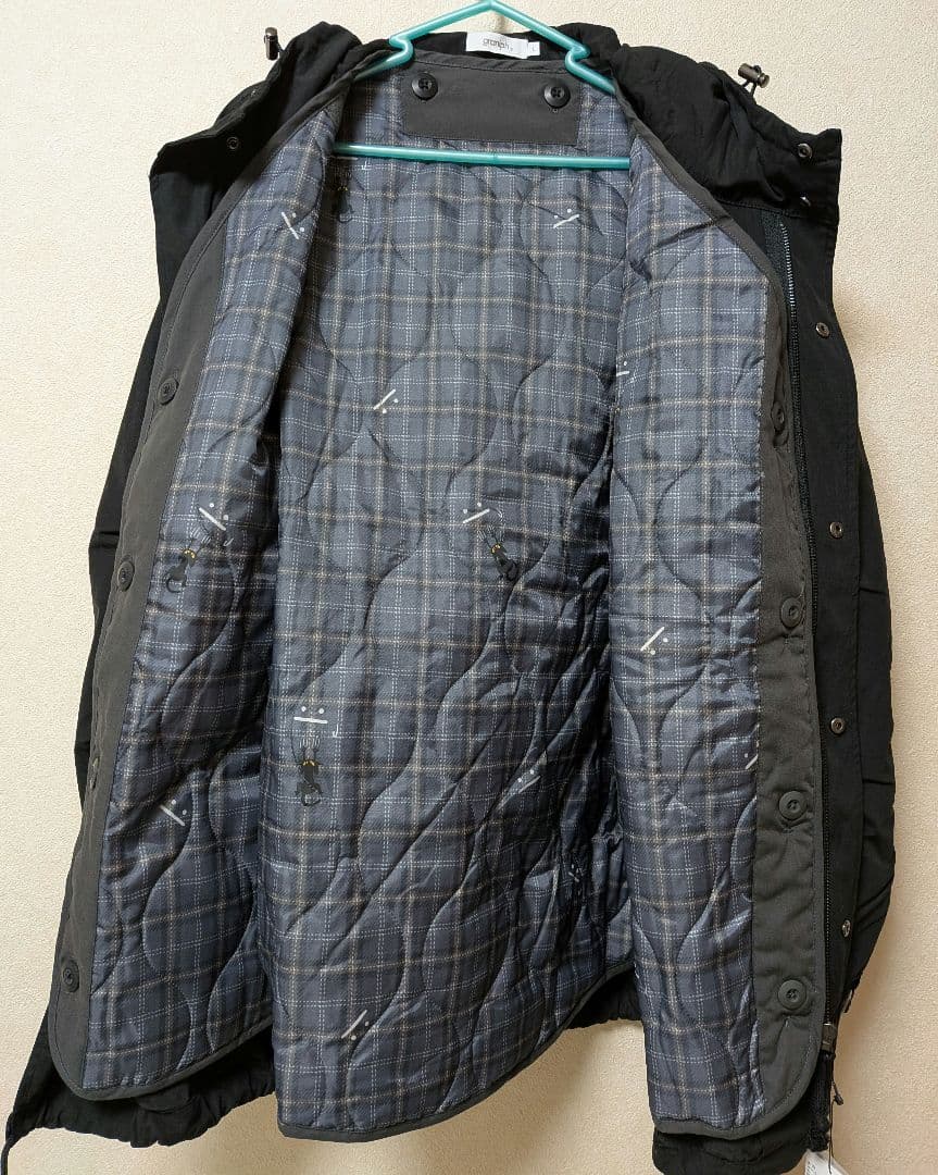 グラニフ　ショートモッズコート　ビューティフルシャドー　Lサイズ　3WAY