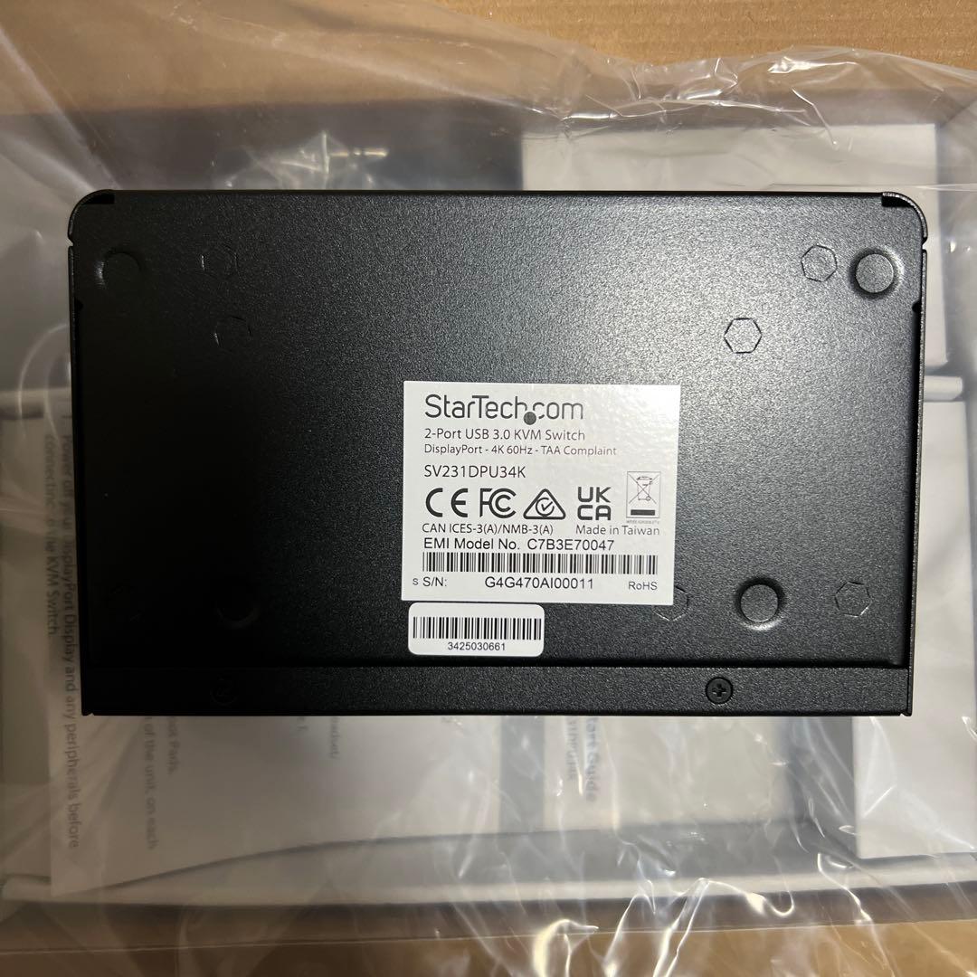 2ポートDisplayPort対応KVMスイッチ 4K／60Hz対応