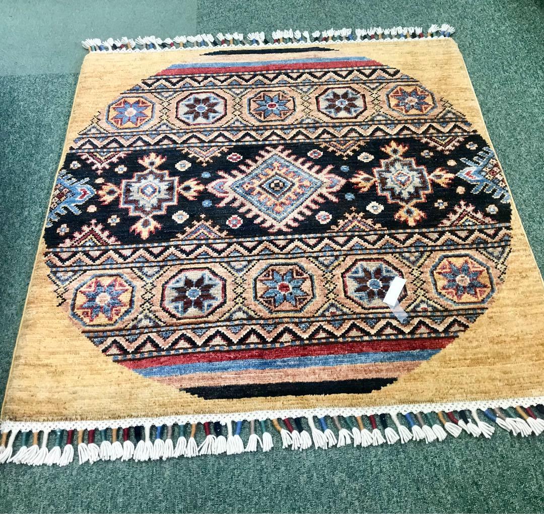 ペルシャゾランヴァリギャッベ/サイズ：87x87cm. ….zg2.