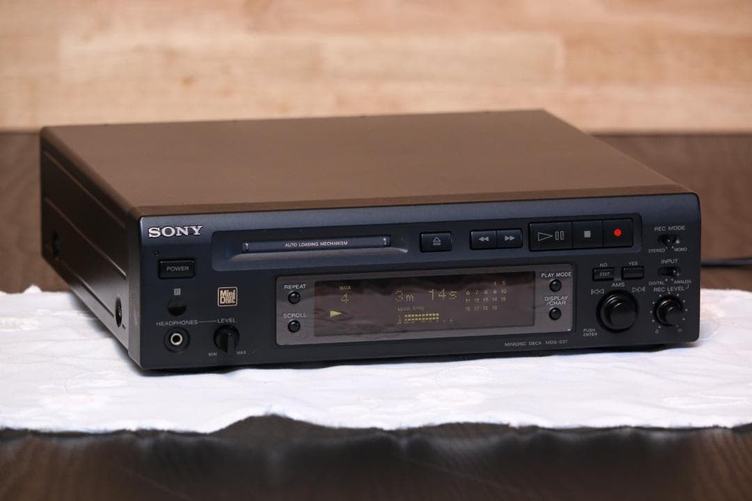 SONY MDS-S37　MD プレイヤー/レコーダー　日本製　完動品