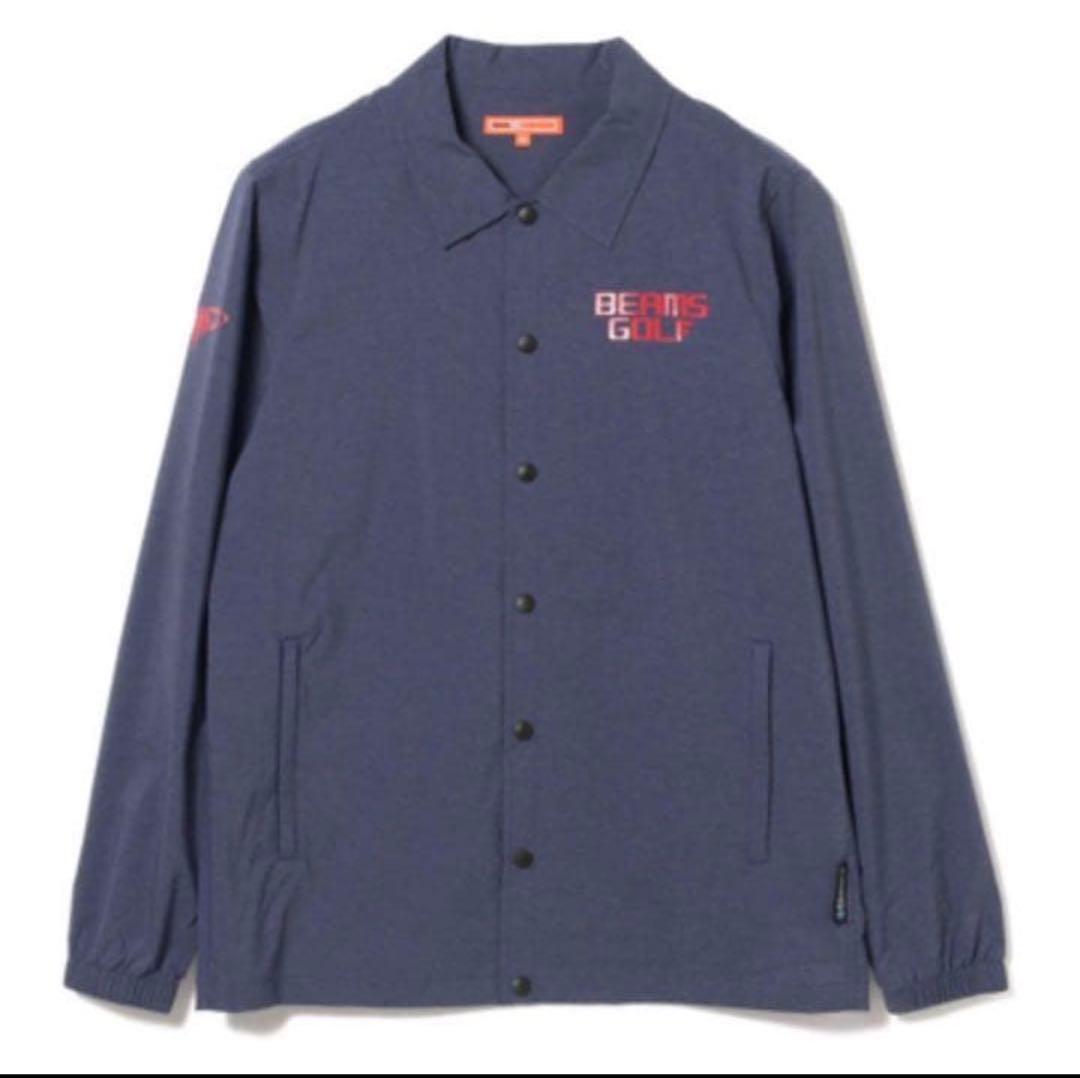 新品未使用！早い者勝ち！BEAMS GOLF ネイビー コーチジャケット S