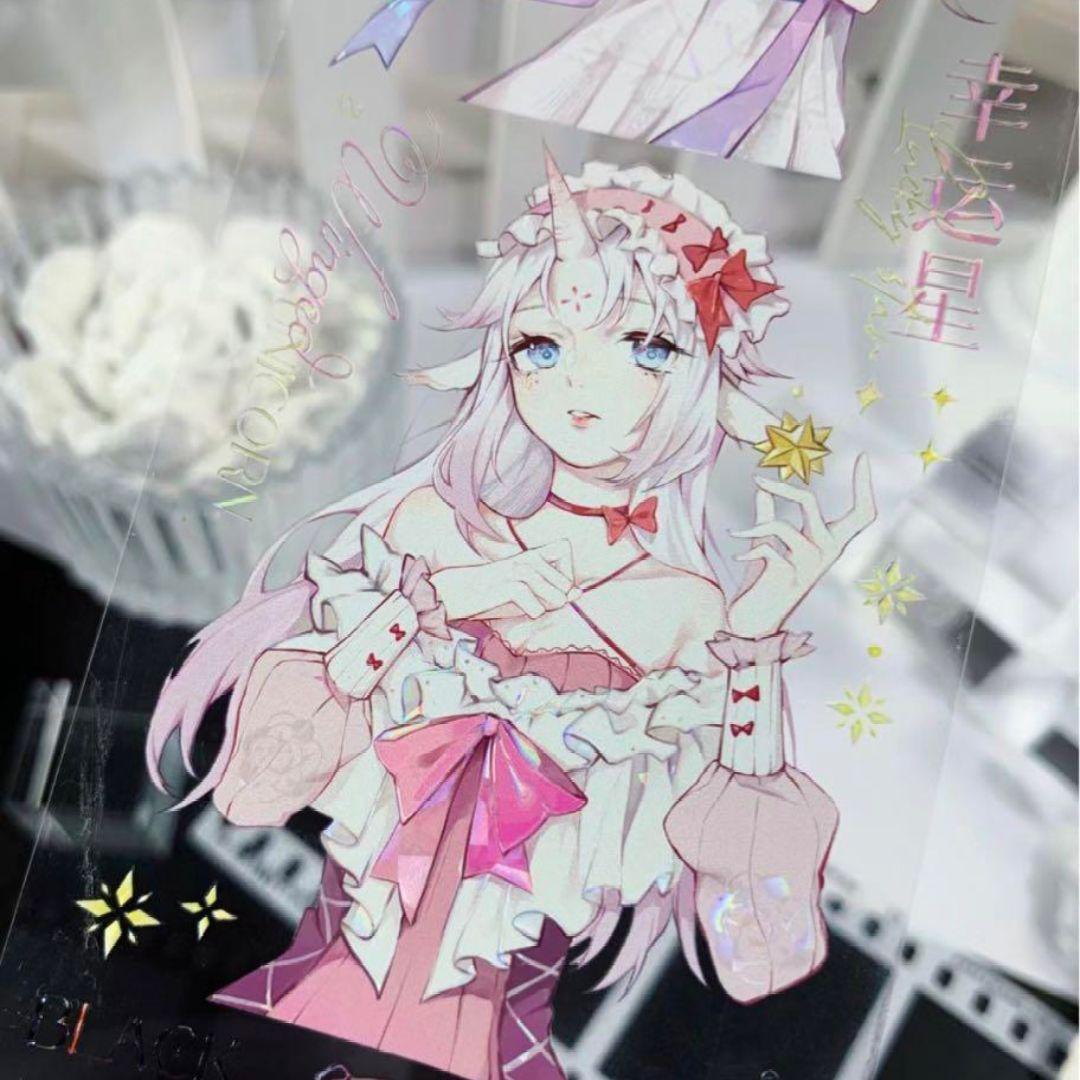 ✩再販✩J640＃借我来路星辰(贝壳光)純情男友切り売り海外人物マステ女の子