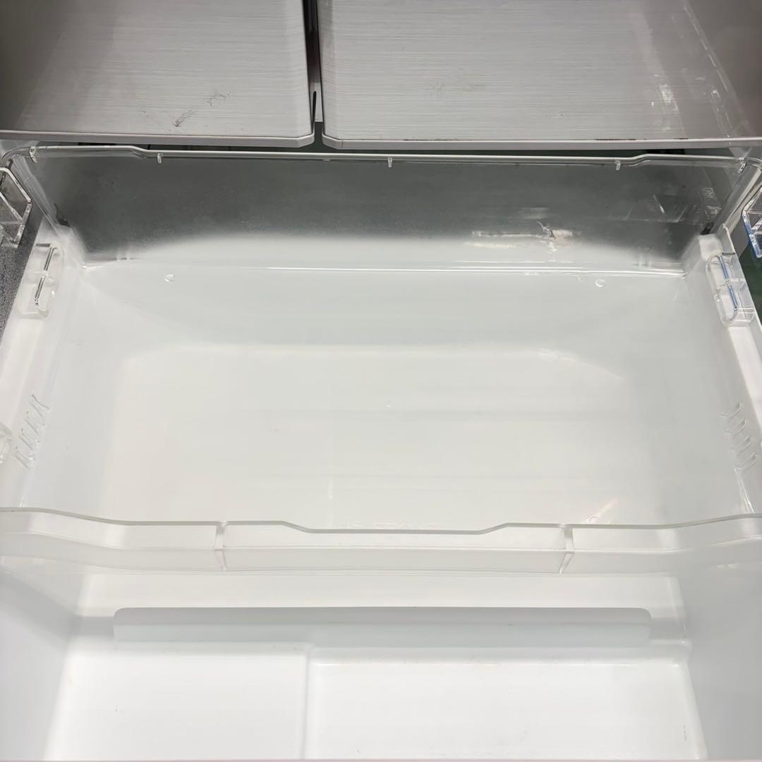 634 東芝　大型冷蔵庫　観音開き　500L強　小型　家庭用　自動製氷　シルバー