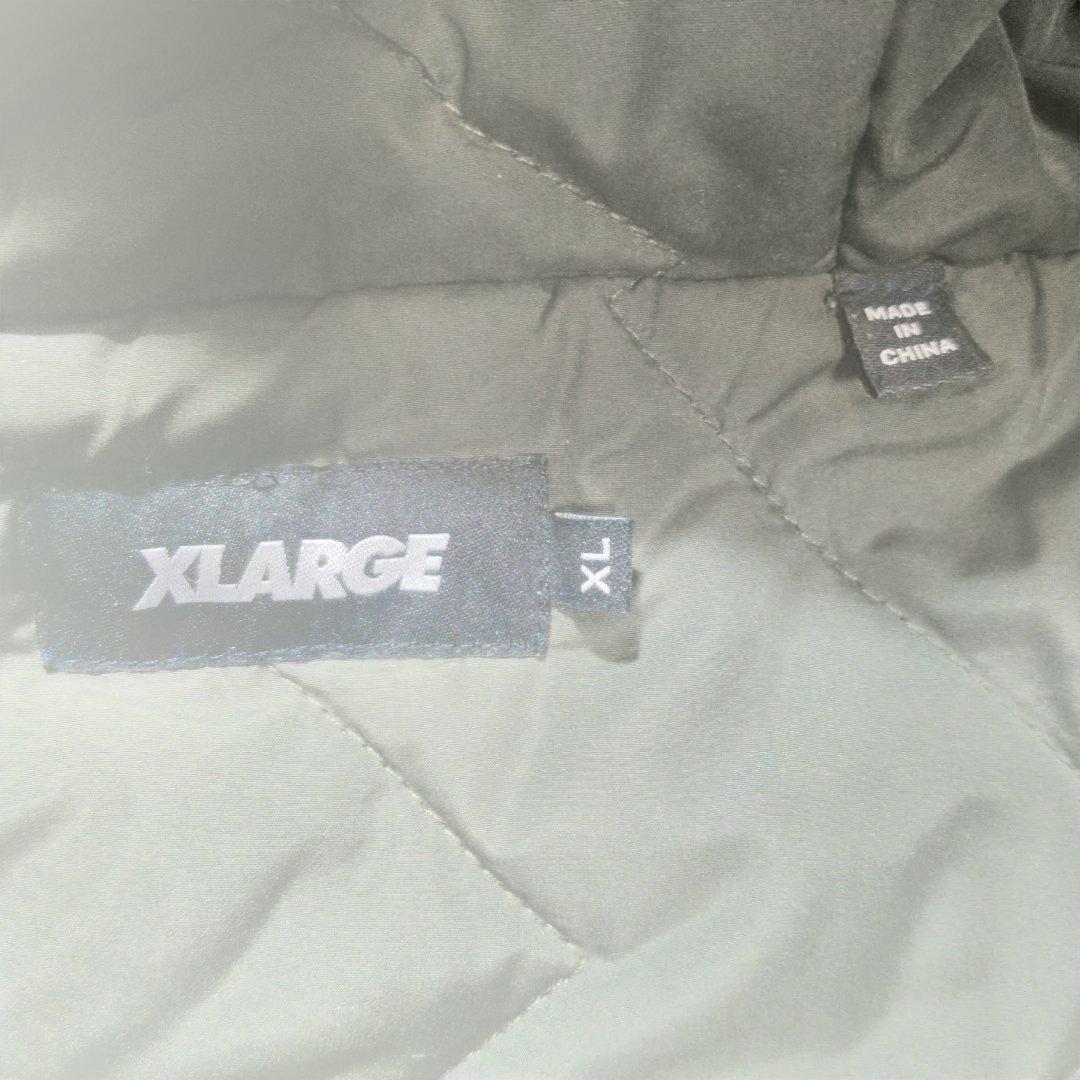 【希少XLサイズ】XLARGE エクストララージナイロンパファージャケット