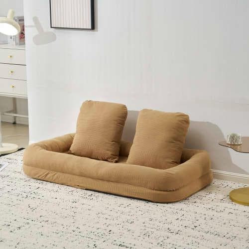 人掛けソファー ソファーベッド 座椅子 6段調整可能 3WAY 1人掛け　2人掛