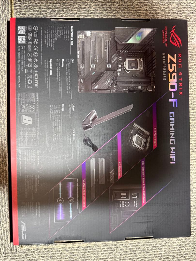 マザーボード ASUS ROG STRIX Z590-F GAMING WIFI