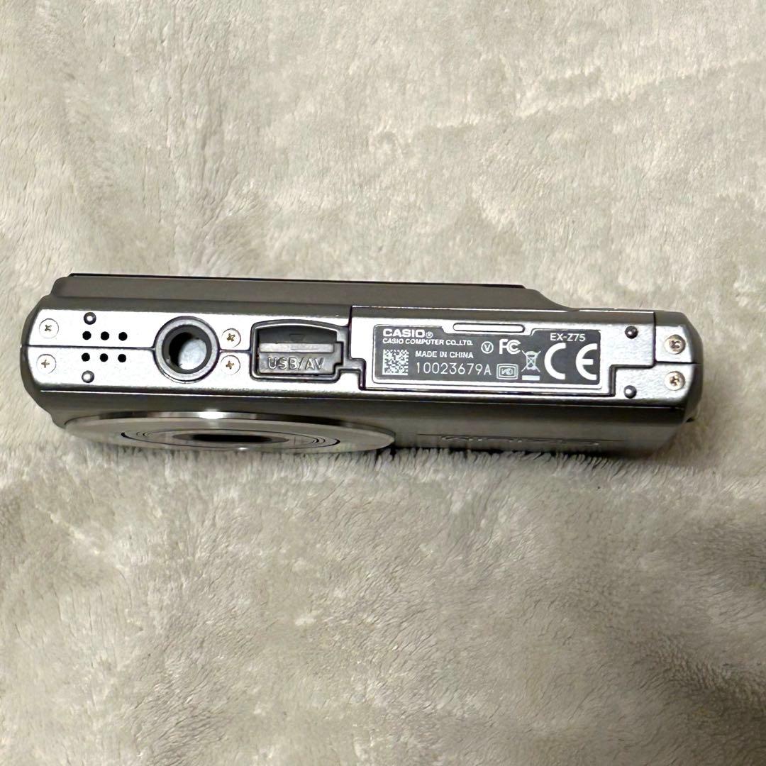 【美品 動作確認済】カシオ エクシリム EX-Z75SR EXILIM ZOOM