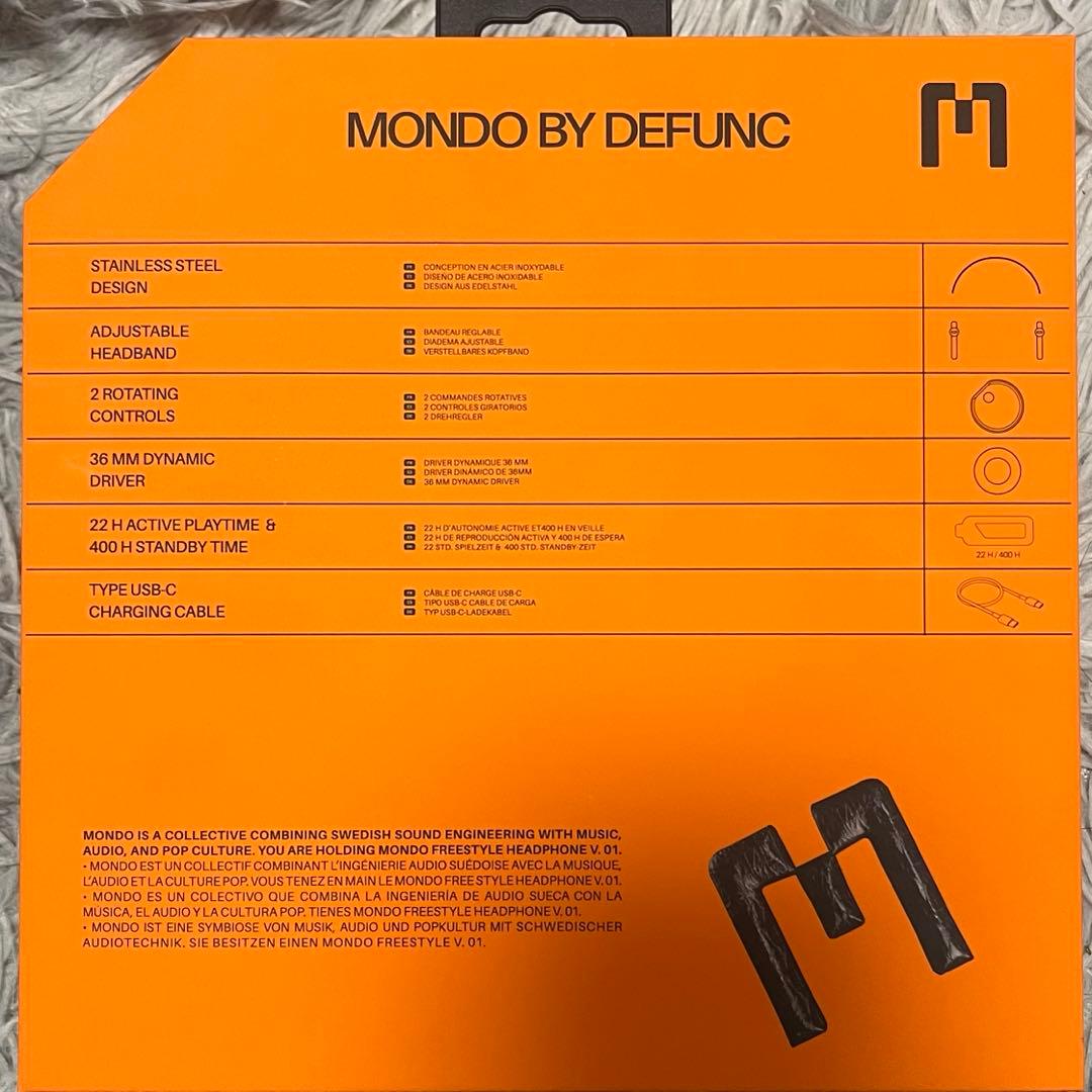 Defunc Mondo Freestyle ワイヤレスヘッドフォン