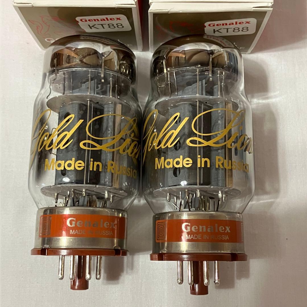 GOLDLION KT88 マッチドペア 真空管 2本セット 6550
