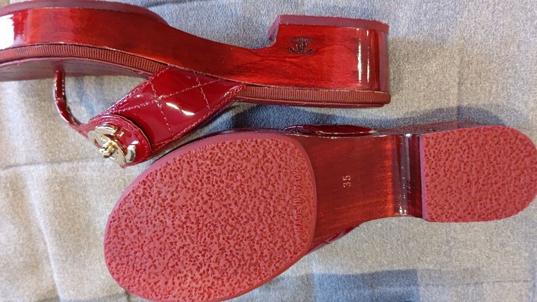 お値下げ♡CHANEL　マトラッセ　サンダル　ローヒール