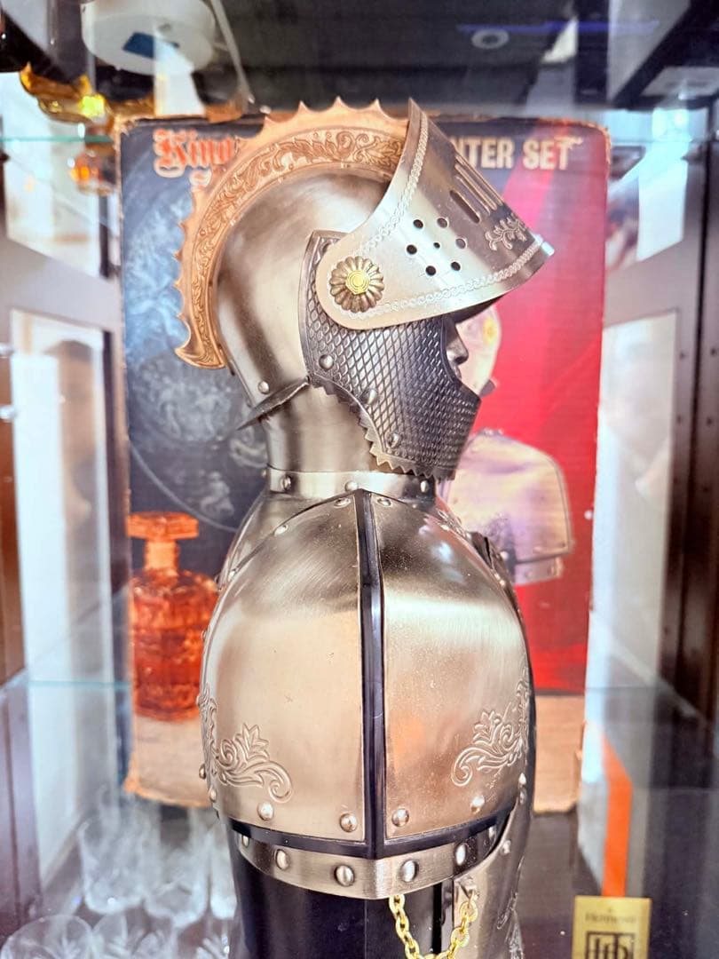 ニッカウイスキー 西洋甲冑 ボトルケース アンティーク