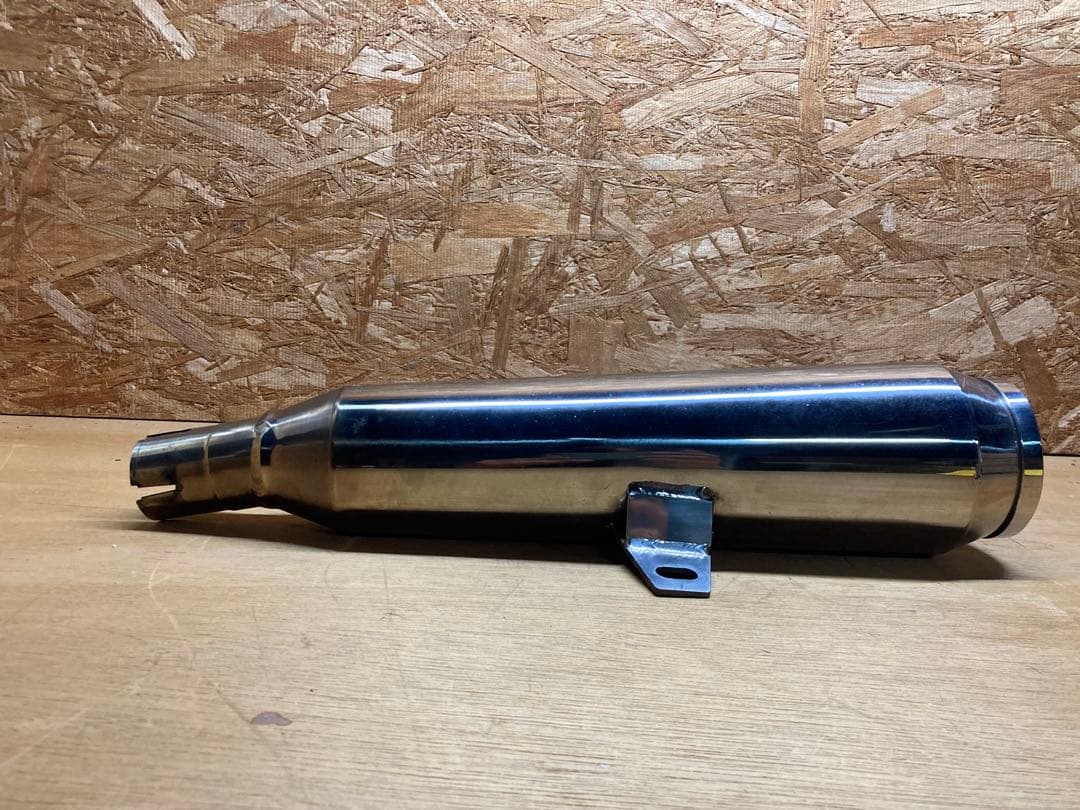 GB350S スリップオンマフラー　メガホン　ステンレス