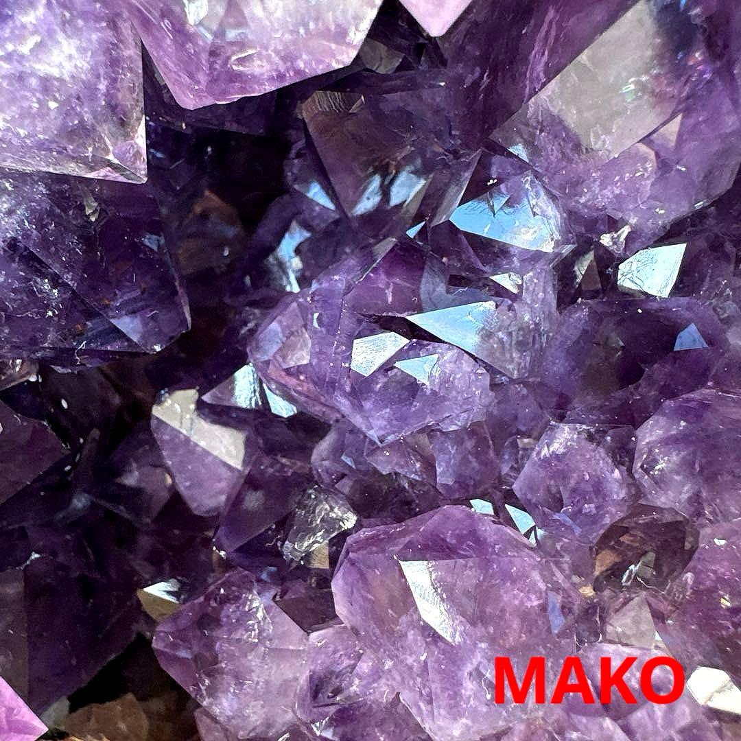 M1845☆ペア・アメジストトレジャー瑪瑙2.8Kg☆天然石☆N50507-A