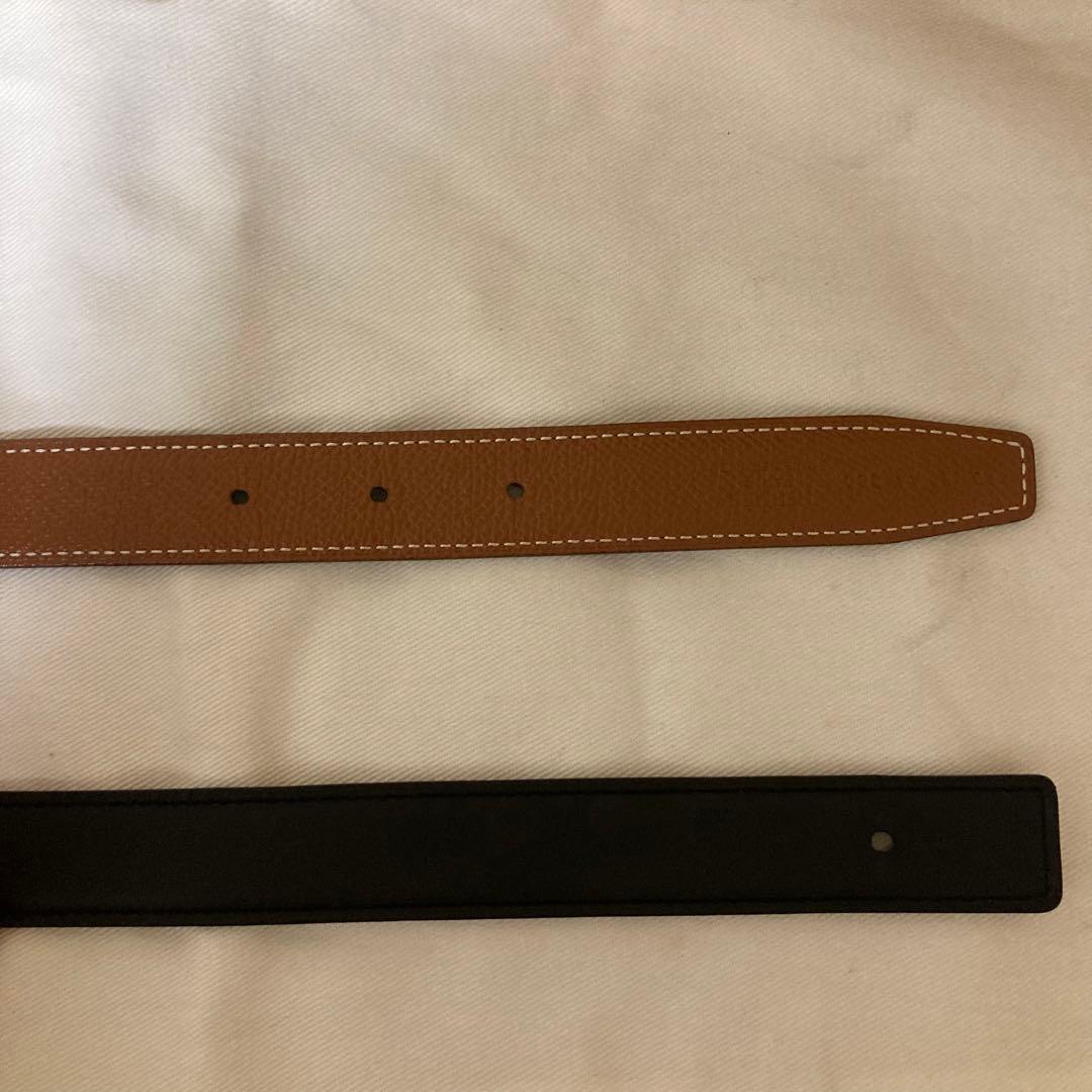 HERMES レザーベルト (リバーシブル)
