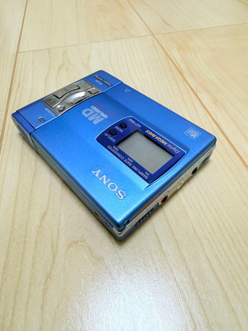 ポータブルプレーヤー sony MD Walkman MZ-R50. used