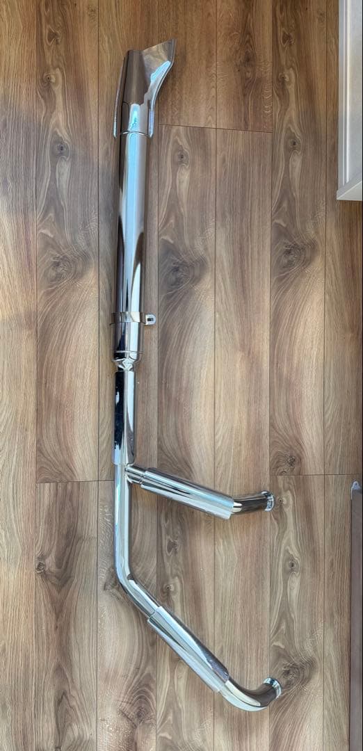 【美品・低走行100km】ケンテック マフラー 2024年購入／ガード3枚