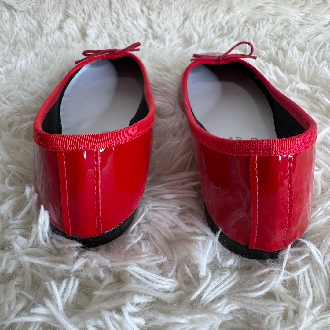 【新品】CATWORTH カットワース バレエシューズ 赤 英国製