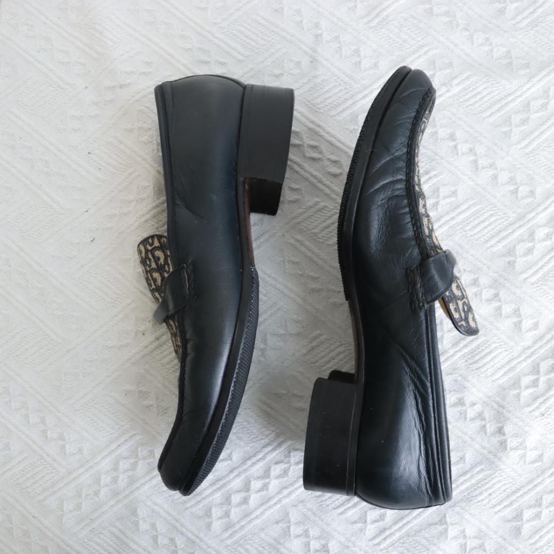 希少！クリスチャンディオール オブリーク トロッター ローファー モカシン 革靴