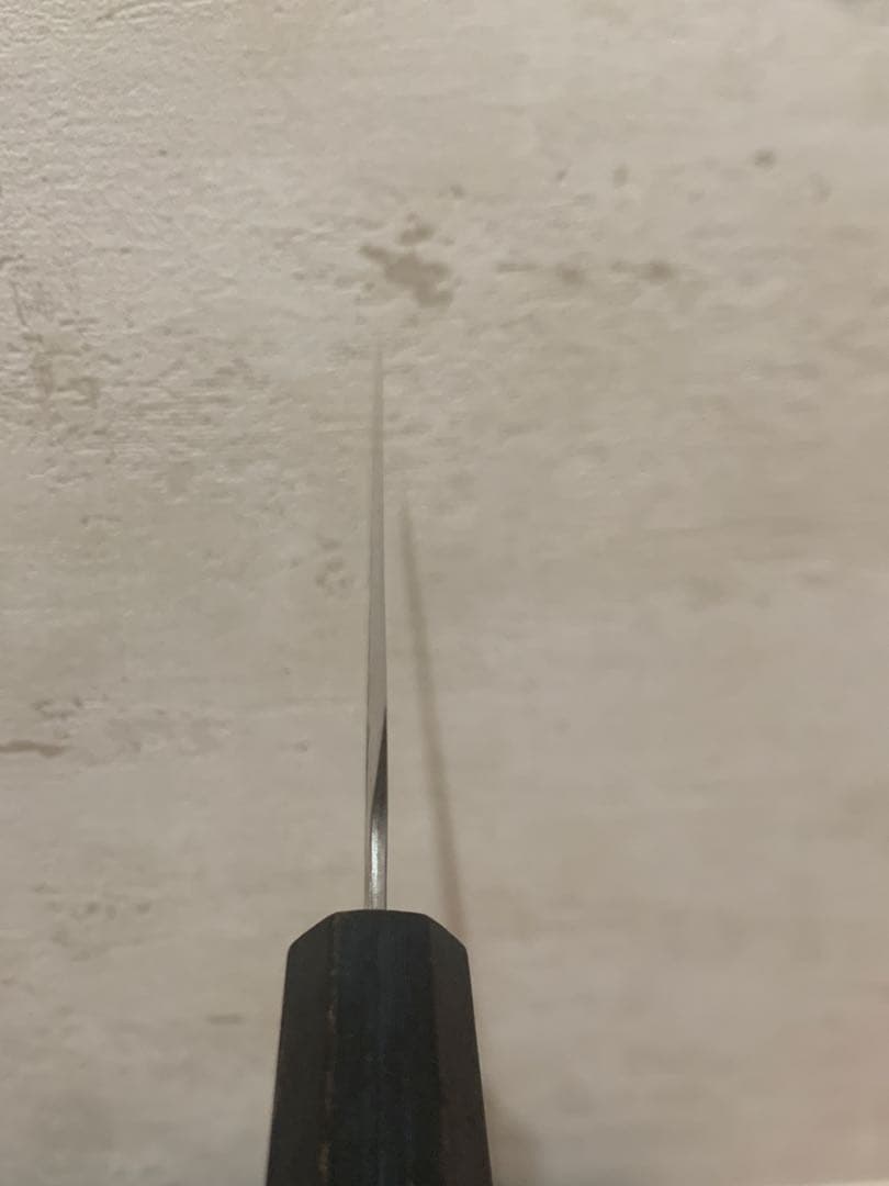 藍　筋引　包丁　240mm 貴和美　白ニ