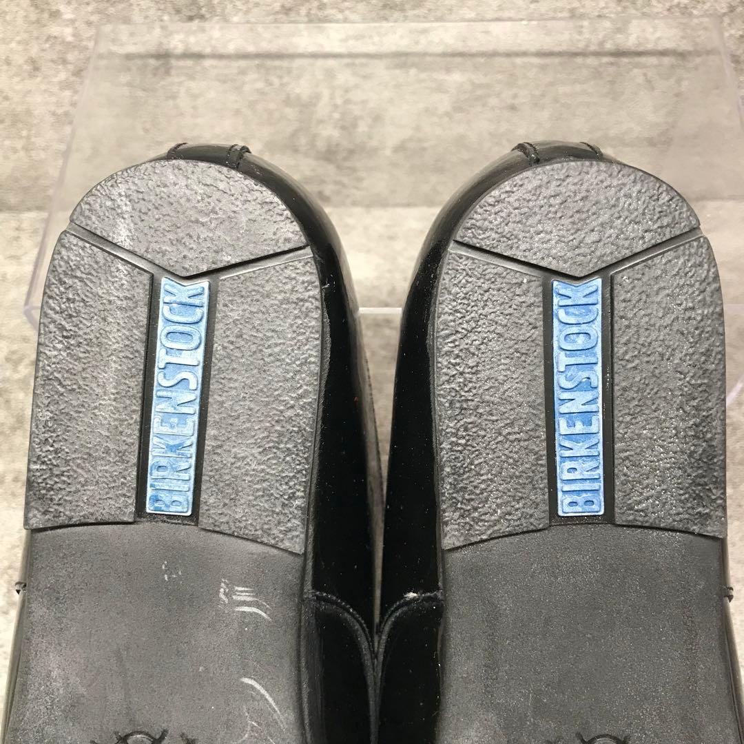 【未使用級】BIRKENSTOCK SAUNDERS ブラック　エナメル　40