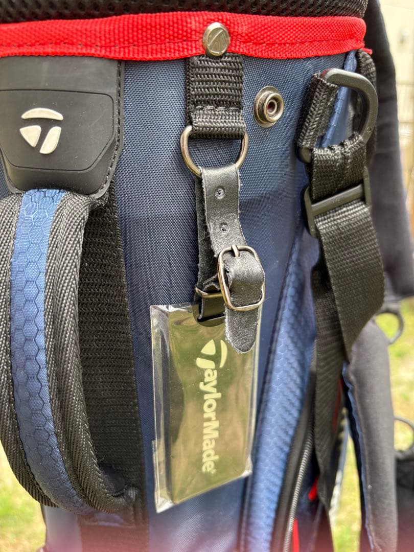 TaylorMade キャディバッグ ネイビー/レッド