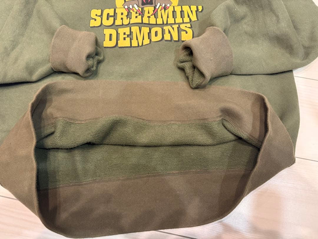 バズリクソンズ　7th FTR-BOMB SQスウェット　Ｌ(40-42)