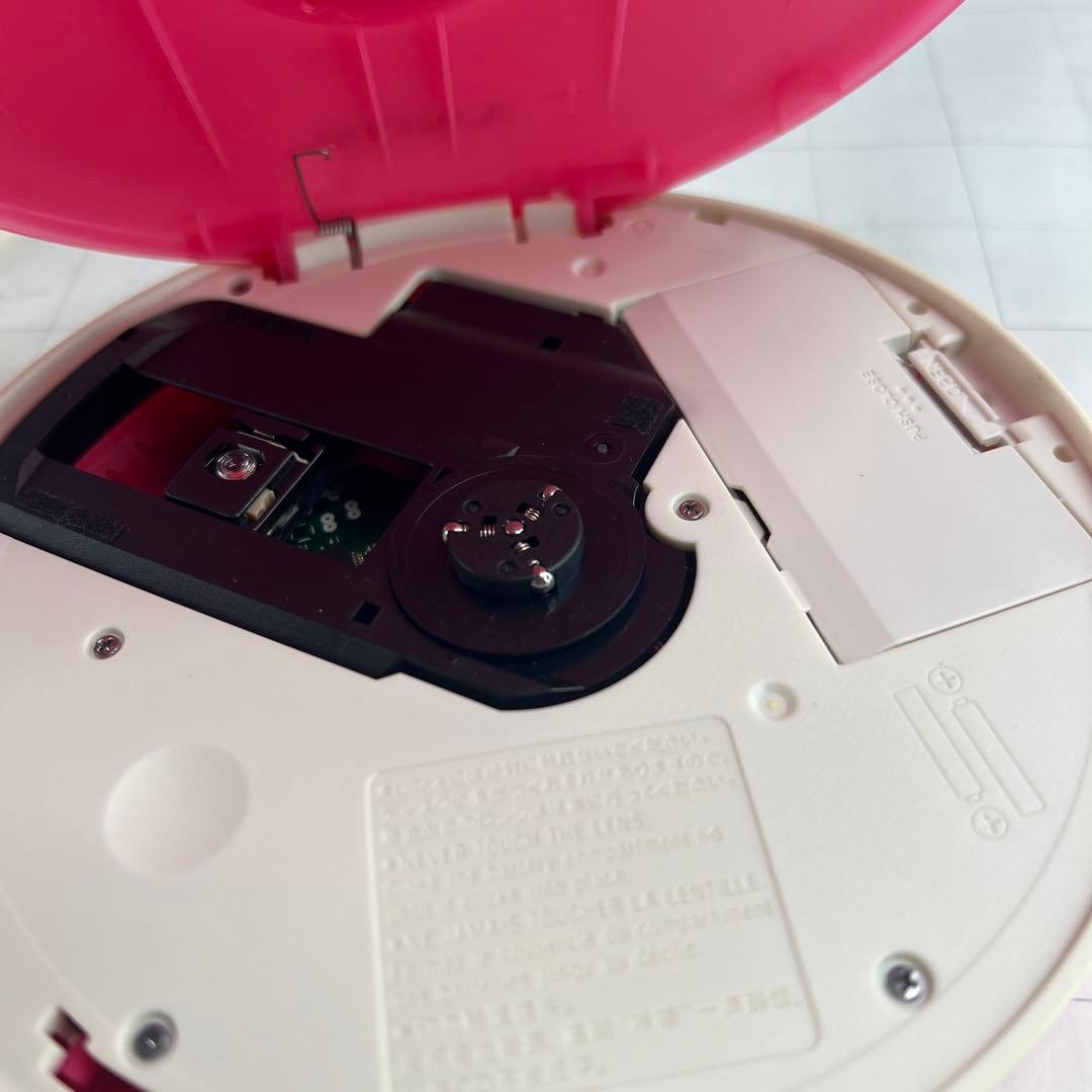 SONY ポータブルCDプレーヤー D-EJ002 ピンク　ACアダプター付き