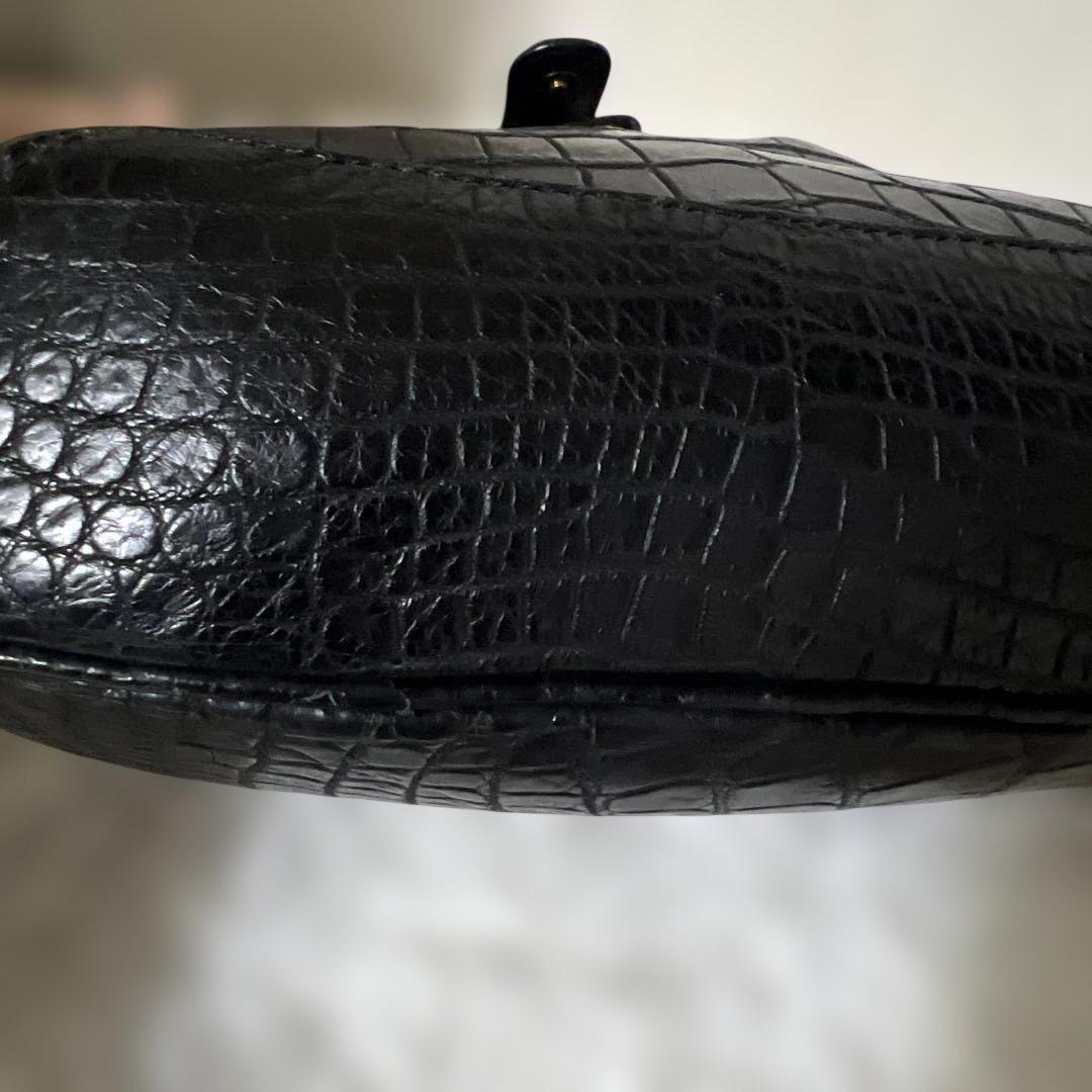 ADMJ マットクロコダイル革　バッグ