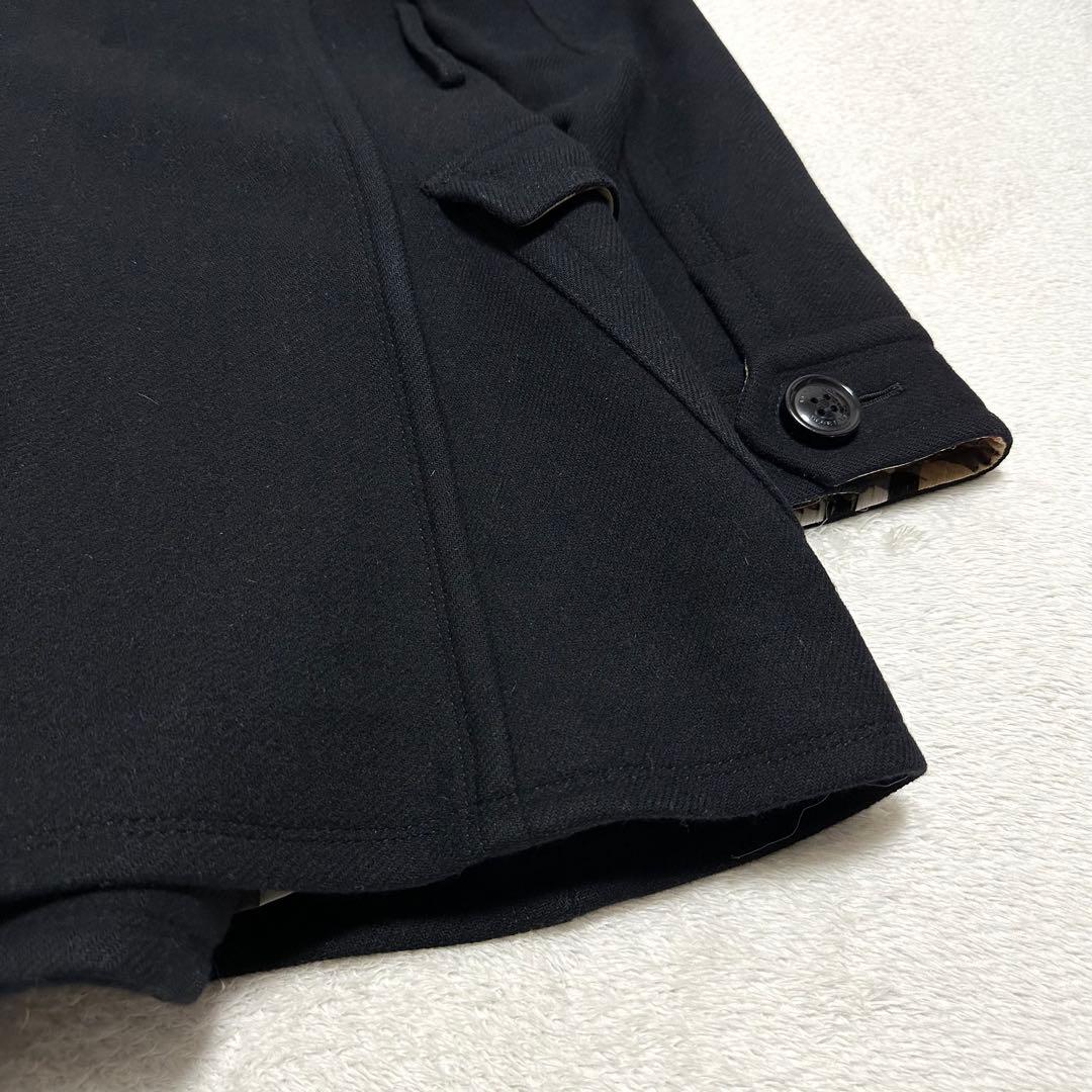 美品　BURBERRYBLUELABEL ウールコート　ノバチェック　アンゴラ混
