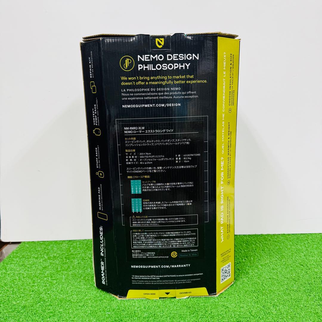 新品 NEMO ROAMER XL WIDE ニーモ ローマー