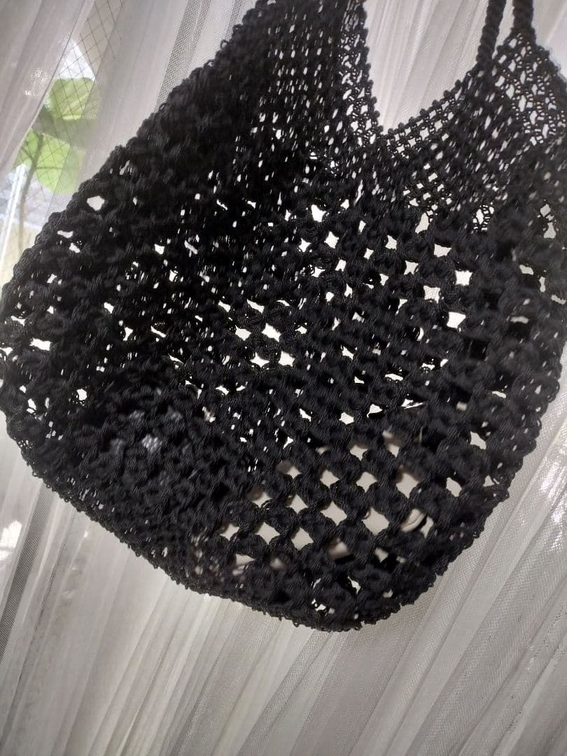 V DE VINSTER アパルトモン ナイロンカゴ BAG バッグ 黒 春夏