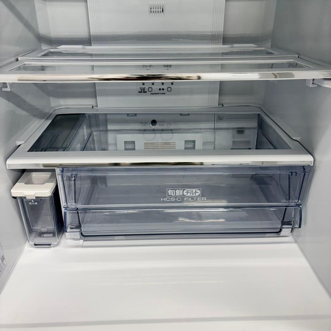 527 冷蔵庫　大型　右開き　自動製氷機付　右開き　200L〜300L 極美品
