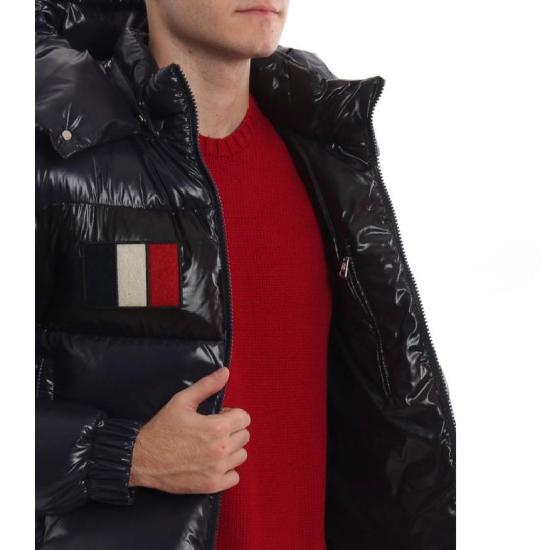 【美品】モンクレール　ゲイリーダウンジャケット メンズ ネイビー３/L