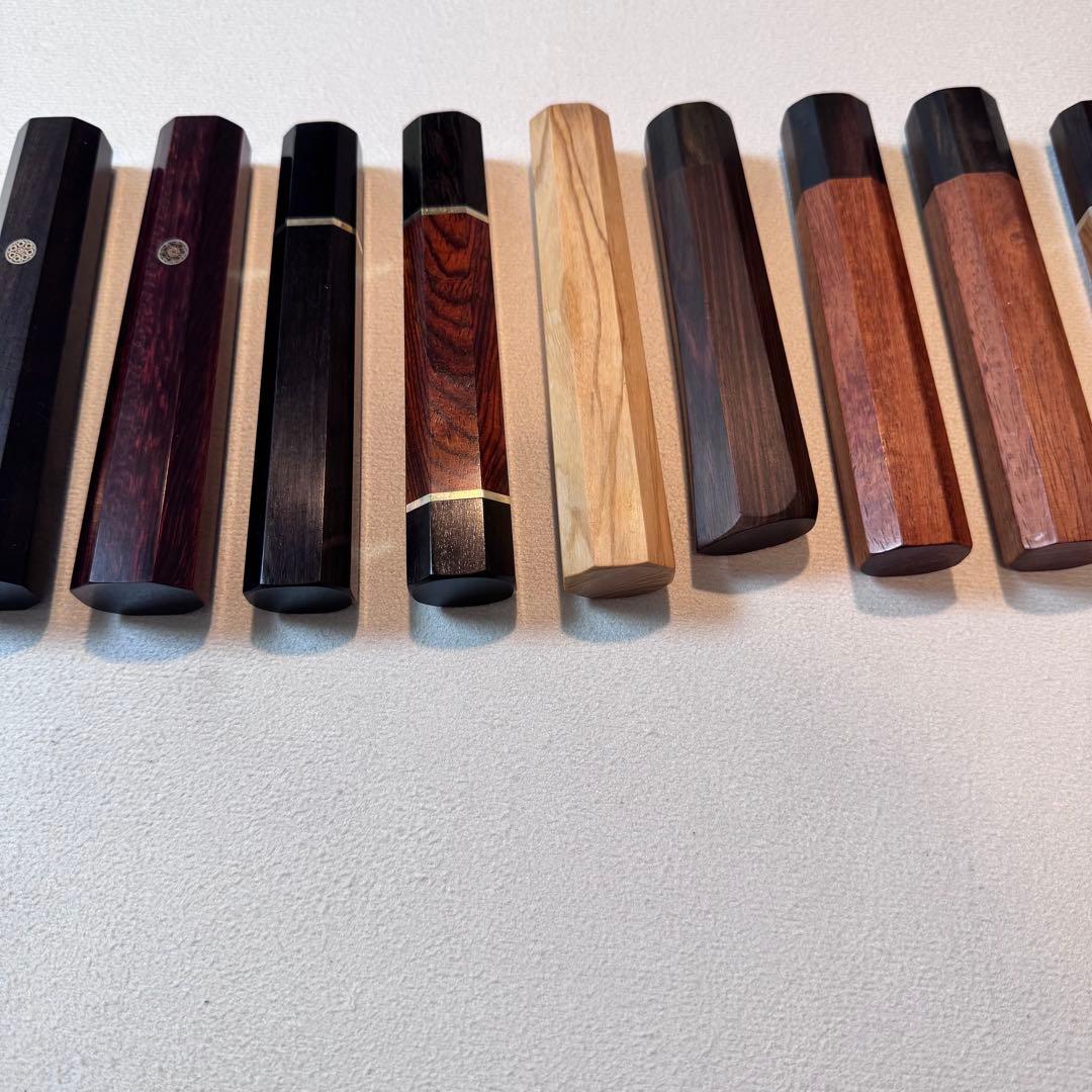 270mm 先丸　柳刃包丁 鏡面　黒檀八角柄 刺身包丁 全鋼