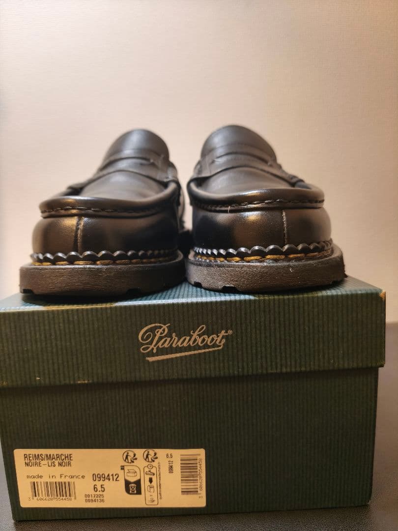 Paraboot REIMS / LIS NOIR UK6 パラブーツ ランス