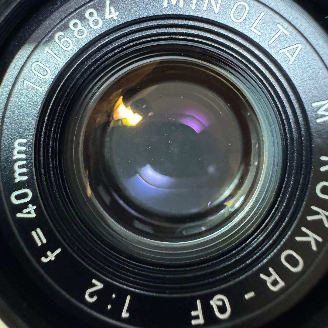 Minolta M-ROKKOR 40mm F2 ミノルタ