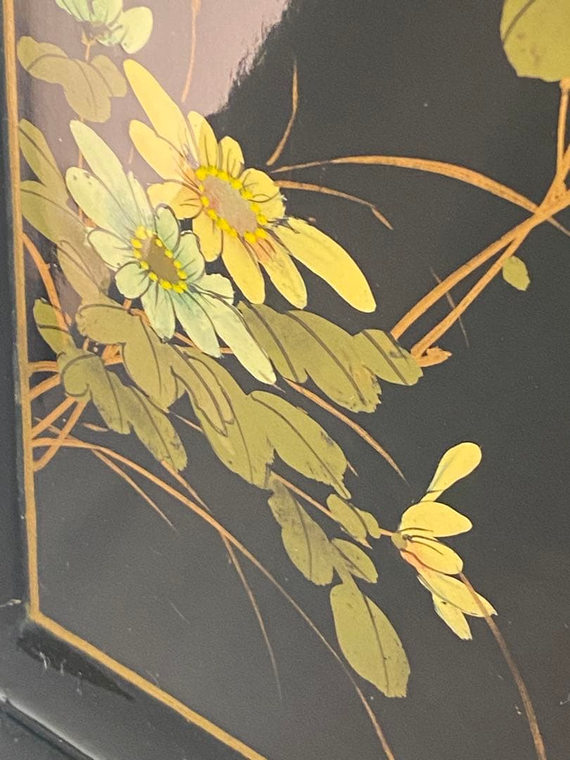 2692❣️ 中国家具 チェスト　花鳥図　引き出し